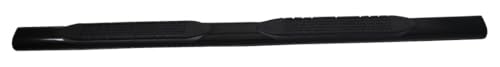 TrailFX Truck Step Bars Fits 2018-2025 Jeep Wrangler JL TFX 4 Inch Oval Tube Side Steps Black Powder Coated Steel Straight Ends with Step Pads Rocker Panel Mount 300 Pound Capacity TrailFX A1545T