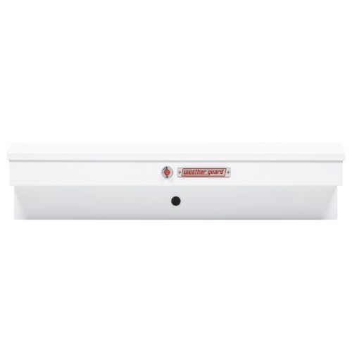 Weather Guard Model 175-3-04 56in Lo-Side Box, Steel, White, 4.0 cu ft - Outdoor Depot