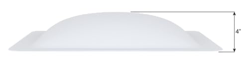 ICON ICON RV Skylight - SL1422W - White, Fits 14"x22" openings, 16"x26" overall, Outer Dome Skylight - Outdoor Depot