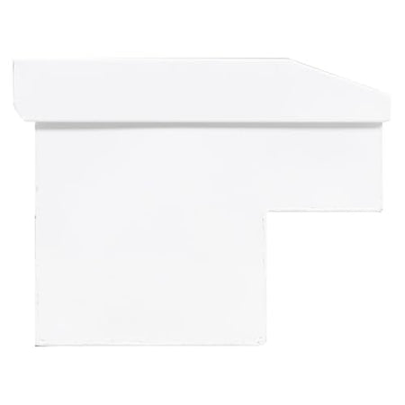 Weather Guard Model 175-3-04 56in Lo-Side Box, Steel, White, 4.0 cu ft - Outdoor Depot