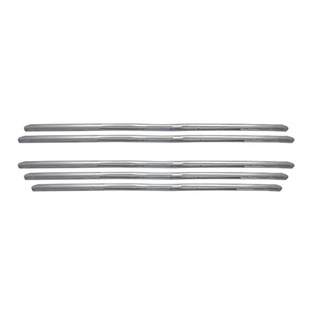 Coast to Coast International CCI Grille Insert IWCGI160, Overlay, Bar Style, 5 Piece, Chrome Plated, ABS - Outdoor Depot