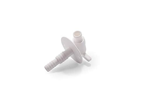 Camco Camco RV Water Tank Drain Valve | Features a Durable Plastic Construction, Comes with a Flange, and is - Outdoor Depot