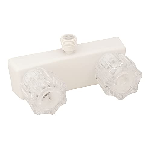 Empire Faucets Empire Faucets U-YJW53VBW 4" Non-Metallic 2-Handle Shower only with Crystal or Smoked Crystal - Outdoor Depot