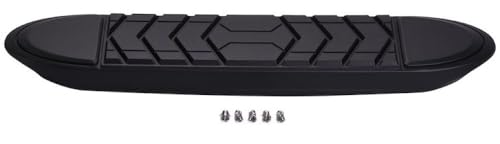 TrailFX WSP009KIT Nerf Bar Pad Replacement, for 5 Inch TrailFX Oval Straight Bars, Black Plastic Step Pad, Installation Clips Included