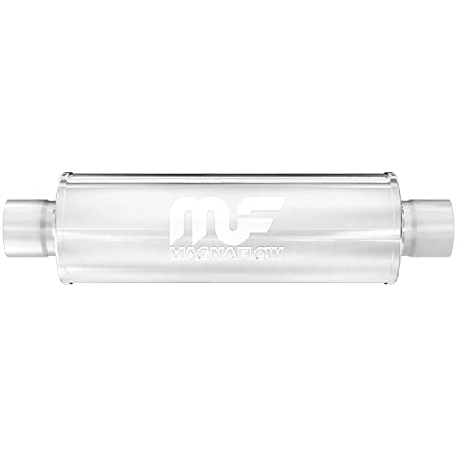 MagnaFlow Exhaust Products MagnaFlow Performance Exhaust Muffler 10415: 2.25"/2.25" Inlet/Outlet, 4x4x14" - Outdoor Depot