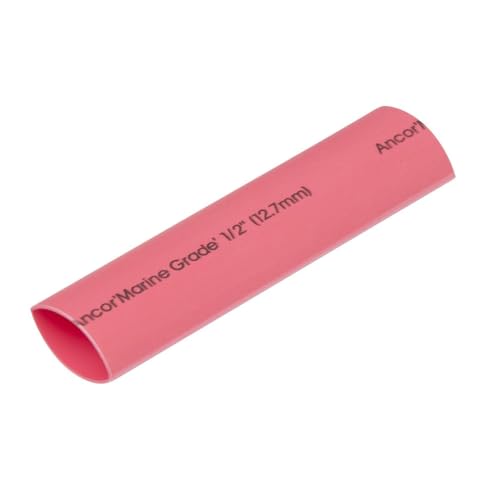 Ancor 305648 Marine Grade Electrical Adhesive Lined Heat Shrink Tubing (1/2-Inch Diameter, 48-Inches Long, Red)