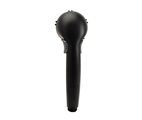 Dura Faucet Dura Faucet DF-SA400-MB RV Hand Held Shower Wand, Water Saving Trickle Switch (Matte Black) - Outdoor Depot