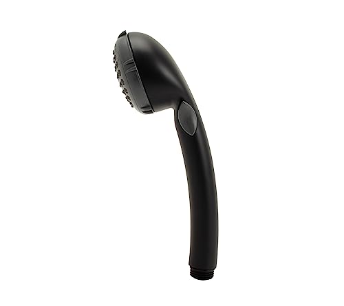 Dura Faucet Dura Faucet DF-SA400-MB RV Hand Held Shower Wand, Water Saving Trickle Switch (Matte Black) - Outdoor Depot