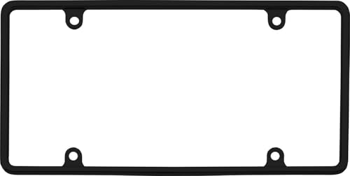 Cruiser Accessories Cruiser Accessories 21350 Slim Rim License Plate Frame, Black - Outdoor Depot