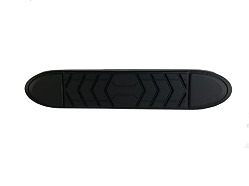 TrailFX WSP004KIT Nerf Bar Pad Replacement Step Pad for 5 Inch TrailFX Oval Bars, Large Cab Step Pad, Black, Clip Mount, Includes Installation Clips