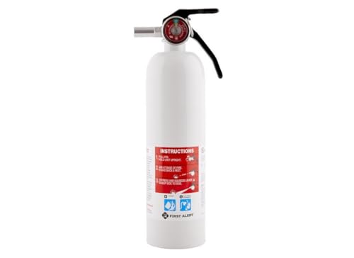 First Alert First Alert REC5 Recreation Fire Extinguisher, UL Rated 5-B:C, White, 1-Pack - Outdoor Depot