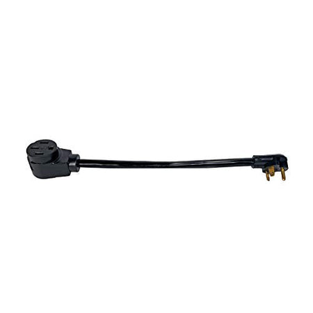 Arcon Arcon 14242C RV Power Cord Adapter 50 Amp Female to 30 Amp Male 18 Inch Pigtail TT-30P to 14-50R Black - Outdoor Depot