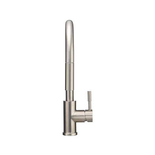 Dura Faucet Dura Faucet RV Streamline Single Handle Pull-Down Kitchen Sink Faucet - Optional Deck Plate - Outdoor Depot