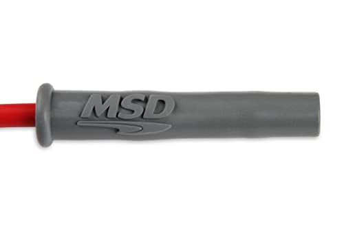 MSD MSD 32829 Super Conductor Spark Plug Wire Set, Red - Outdoor Depot