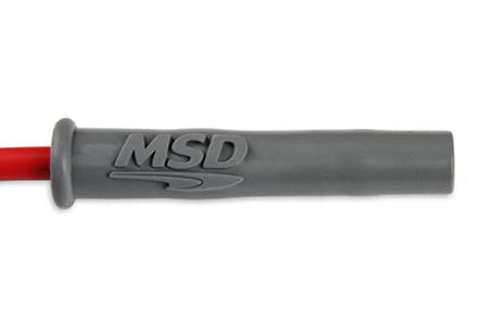 MSD MSD 32829 Super Conductor Spark Plug Wire Set, Red - Outdoor Depot