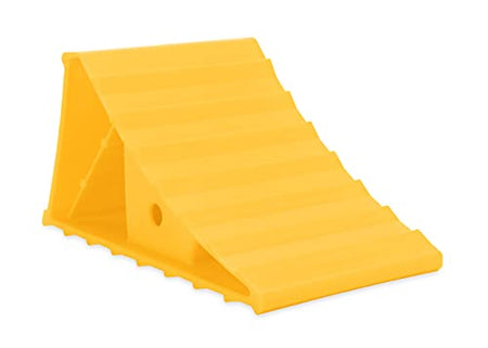 Camco Camco 44432 Wheel Chock Without Rope, Helps Keep Your Trailer or RV in Place (Pack of 1), Yellow - Outdoor Depot