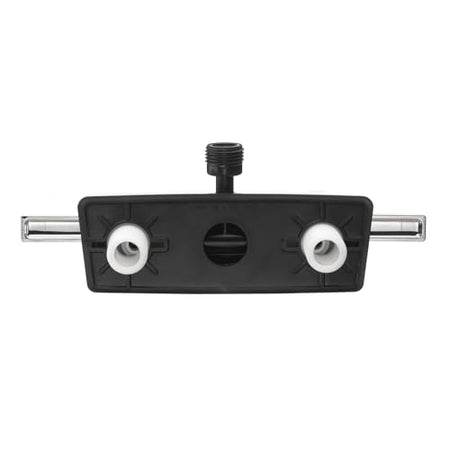 Dura Faucet Dura Faucet (DF-SA100M-CP) Modern RV Shower Faucet Valve Diverter – Chrome, Dual Lever Handles, - Outdoor Depot