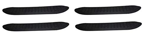TrailFX WSP001KIT Nerf Bar Pads Replacement Step Pad for 3 Inch Round Bars, Black, 5 Pin Mount, Includes Installation Clips