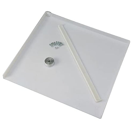 Westland WESTLAND SALES PI-22 Drain-A-Way Pan 24" X 22.5", White - Outdoor Depot