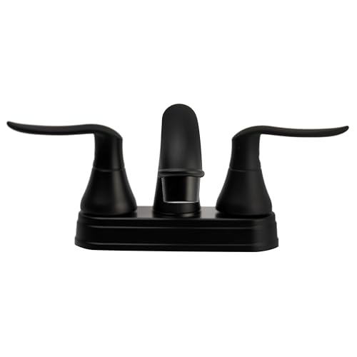 Dura Faucet Dura Faucet Elegant Arc Spout RV Lavatory Faucet - Matte Black - Outdoor Depot