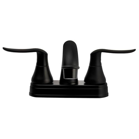 Dura Faucet Dura Faucet Elegant Arc Spout RV Lavatory Faucet - Matte Black - Outdoor Depot