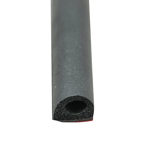 AP Products AP Products 018-318 Black 3/4" x 1/2" Rubber D-Seal with Tape - Outdoor Depot