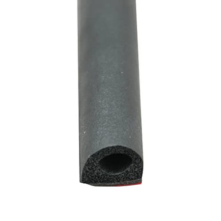 AP Products AP Products 018-318 Black 3/4" x 1/2" Rubber D-Seal with Tape - Outdoor Depot