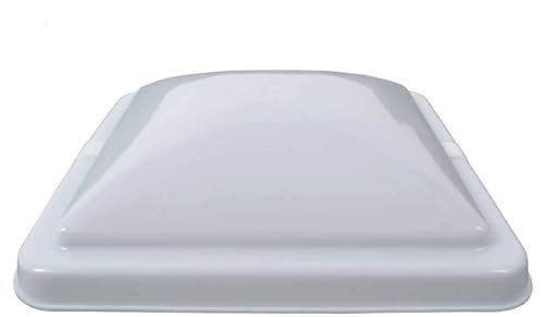 Ventline/Dex Ventline/Dex BV0554-01 Vent Cover 14" x 14" for Old Style Round Dome RV Roof Vents - White, - Outdoor Depot