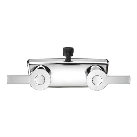 Dura Faucet Dura Faucet (DF-SA100M-CP) Modern RV Shower Faucet Valve Diverter – Chrome, Dual Lever Handles, - Outdoor Depot
