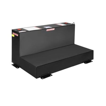 Weather Guard Weather Guard Transfer Tank L-Shape 90Gal Black, Alloy Steel - Outdoor Depot