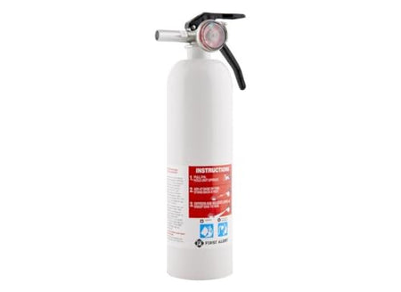 First Alert First Alert REC5 Recreation Fire Extinguisher, UL Rated 5-B:C, White, 1-Pack - Outdoor Depot