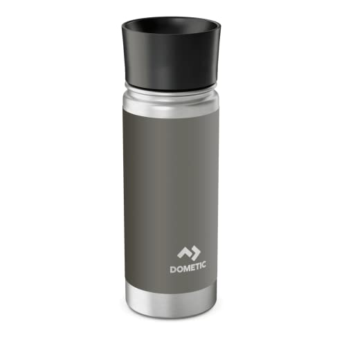 Dometic 16oz Double-Wall Vacuum-Insulated Stainless Steel Wide Mouthed Thermo Bottle with 360° Cap, Ore