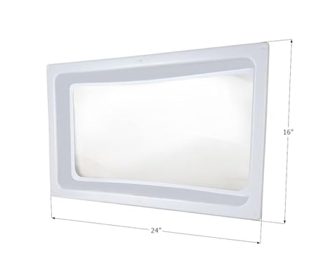 ICON ICON 01981 Skylight Inner Dome SL1422 for 22" x 14" x 5" Opening - Clear - Outdoor Depot