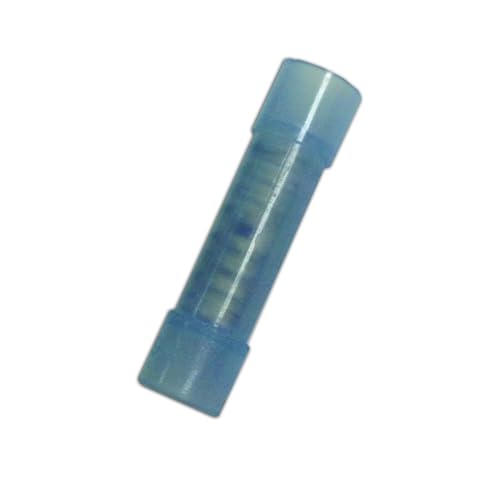 Battery Doctor 80209 Nylon Insulated Butt Connectors, 16-14 AWG, 600V, Rated 221 Degrees F, Wire Splice Crimp Terminals, 100 Pack (80209)