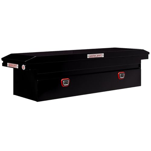 Weather Guard Weather Guard Model 120-5-04 Saddle Truck Box, Steel, for Full Size Trucks, Low Profile, Gloss - Outdoor Depot