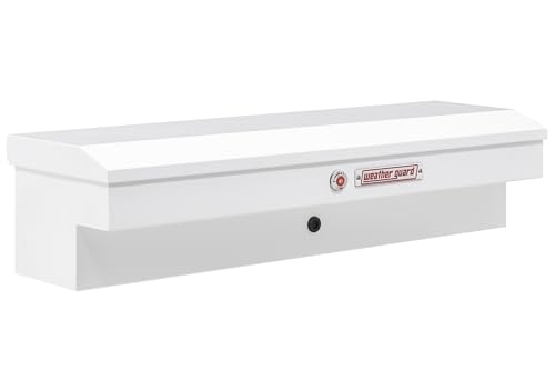 Weather Guard Model 175-3-04 56in Lo-Side Box, Steel, White, 4.0 cu ft - Outdoor Depot