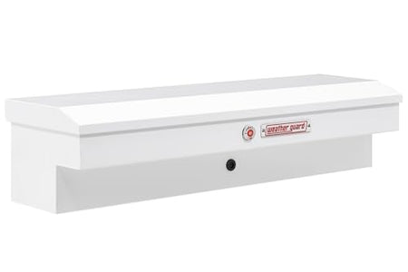 Weather Guard Model 175-3-04 56in Lo-Side Box, Steel, White, 4.0 cu ft - Outdoor Depot