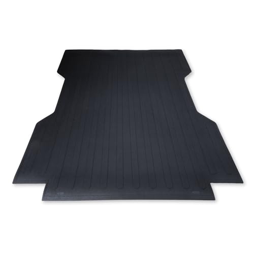 Trail FX Bed Mat 703N, Drop-in, Without Raised Edges, Textured Pebble Surface Design, Black, Rubber, 5 Foot Bed Needs Cutting for Fitment, Fits 2024-2025 Toyota Tacoma 5 and 6 Feet Bed