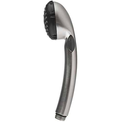 Dura Faucet Dura Faucet DF-SA400-SN RV Hand Held Shower Wand, Water-Saving Trickle Switch (Brushed Satin - Outdoor Depot