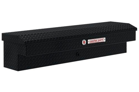 Weather Guard Weather Guard Model 174-5-04 56in Lo-Side Box, Aluminum, Gloss Black, 4.0 cu ft - Outdoor Depot