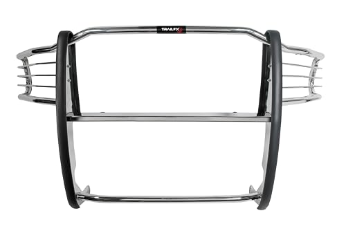 Trailfx TrailFX Grille Guard for Silverado 2500 HD and 3500 HD 2020-2023 One Piece Polished Stainless Steel - Outdoor Depot