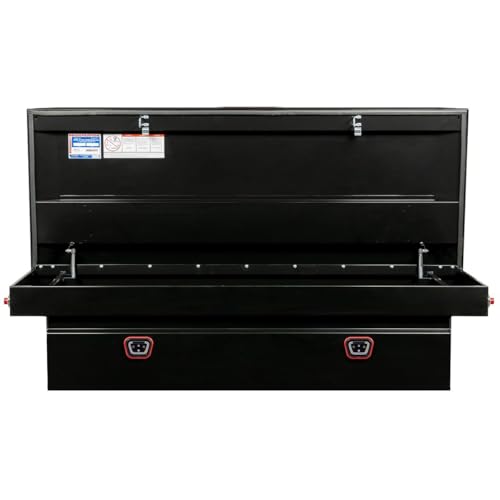 Weather Guard Weather Guard Model 116-5-04 Saddle Truck Box, Steel, for Full Size Trucks, Extra Wide, Gloss - Outdoor Depot