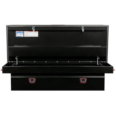 Weather Guard Weather Guard Model 116-5-04 Saddle Truck Box, Steel, for Full Size Trucks, Extra Wide, Gloss - Outdoor Depot