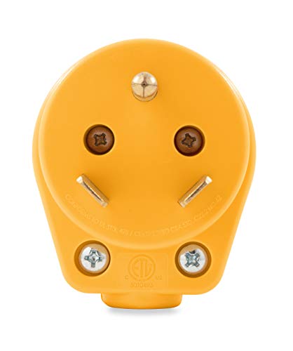Camco Camco Power Grip RV Mini Replacement Plug - Attach 30 Amp RV Plug to Existing 30 Amp RV Extension Cord - Outdoor Depot