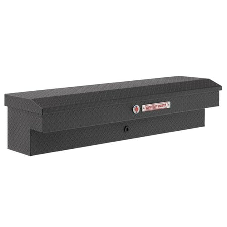 Weather Guard Weather Guard Model 174-52-04 56in Lo-Side Box, Aluminum, Textured Matte Black, 4.0 cu ft - Outdoor Depot