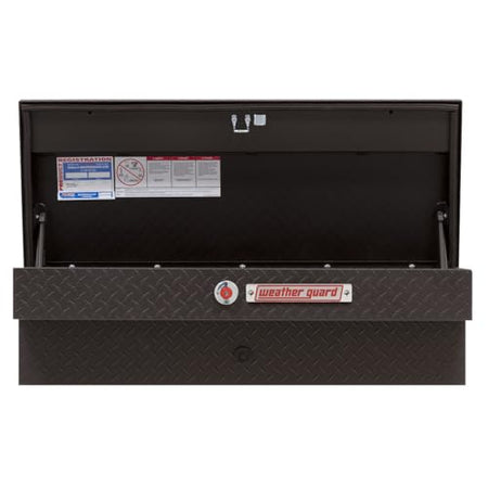 Weather Guard Weather Guard Model 184-52-04 41in Lo-Side Truck Box, Aluminum, Textured Matte Black, 3.0 cu - Outdoor Depot