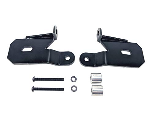 KC KC HiLiTES 7318 A-Pillar Black Light Mount Brackets - Jeep Wrangler JL - Outdoor Depot