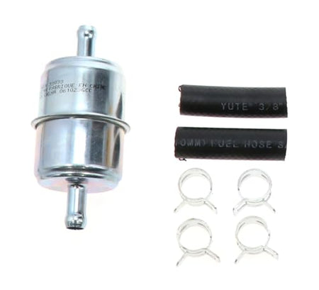 Wix WIX 33033 Universal In-Line Fuel Filter with 3/8â€ Clamp-On Inlet/Outlet, Max Pressure 60-PSI - Outdoor Depot