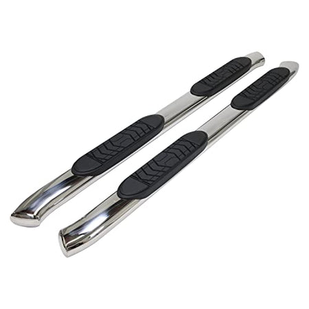 Trailfx TrailFX Truck Side Step Bars Fits 2020–2021 Chevrolet Silverado 1500 5 Inch Oval Bent Side Bars with - Outdoor Depot