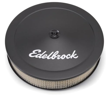 Edelbrock Edelbrock 1223 Pro-Flo Black Finish 3" Round Air Filter Element with 14" Diameter - Outdoor Depot